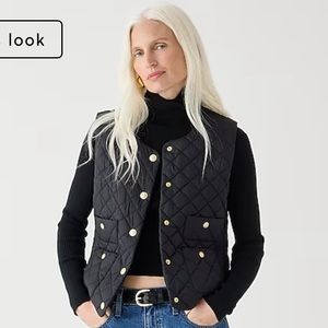 EUC J.Crew Quilted lightweight lady vest